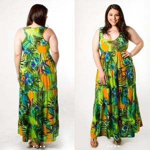 Grace Jungle Print Maxi Dress